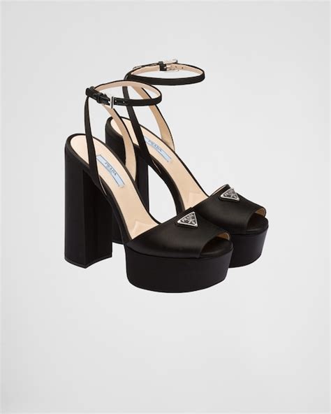 prada sandaler|Prada women's high heeled sandals.